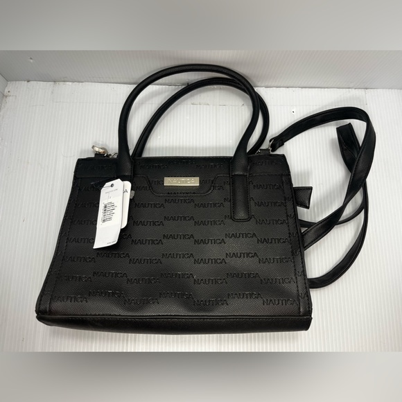 Nautica Purse Handbag Sandy Satchel Key Largo Black New With Tag - Picture 1 of 12